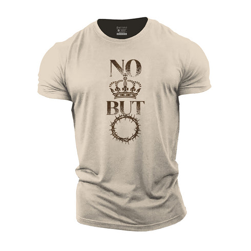 Men's No King But Christ Cotton T-Shirt